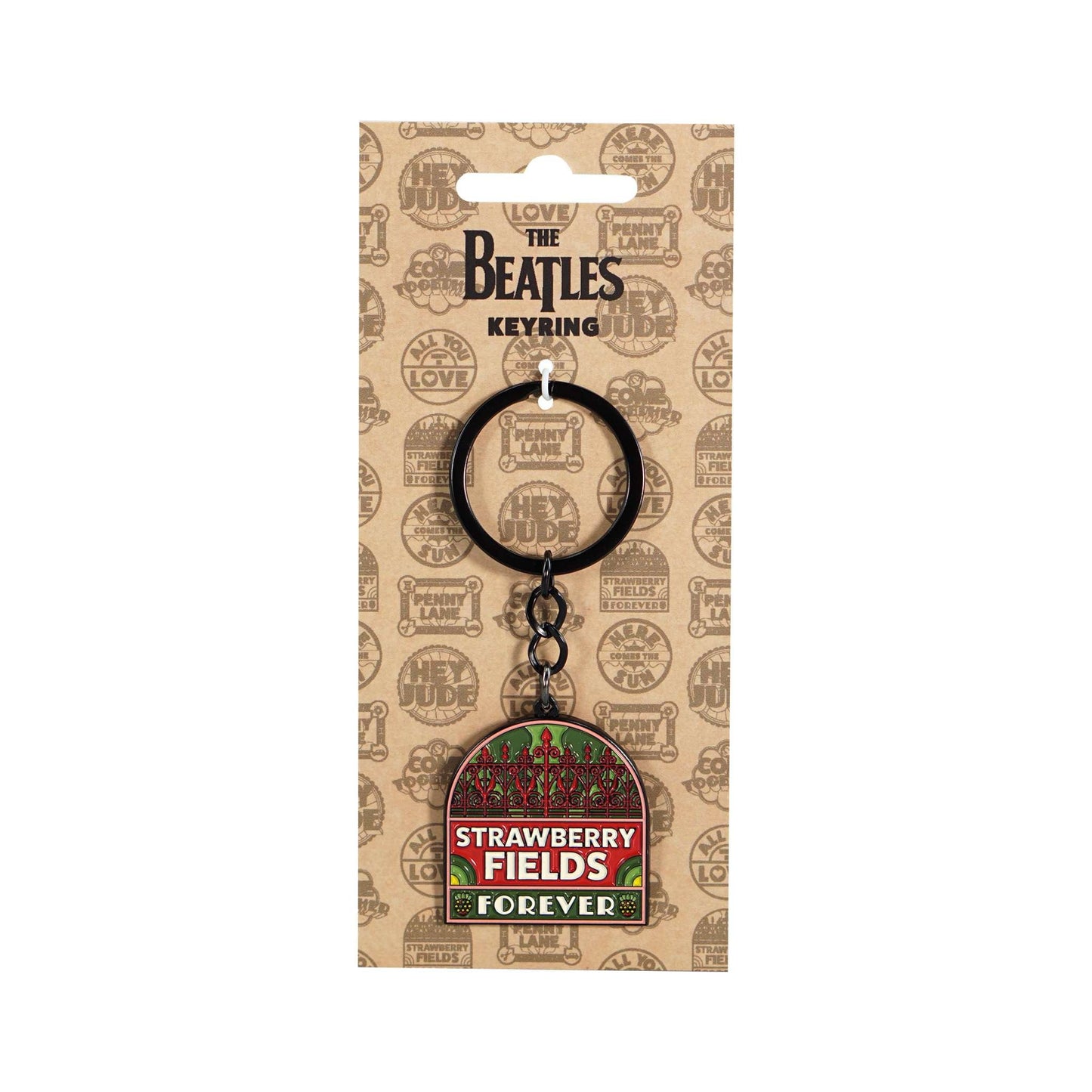 The Beatles Strawberry Fields Keyring
