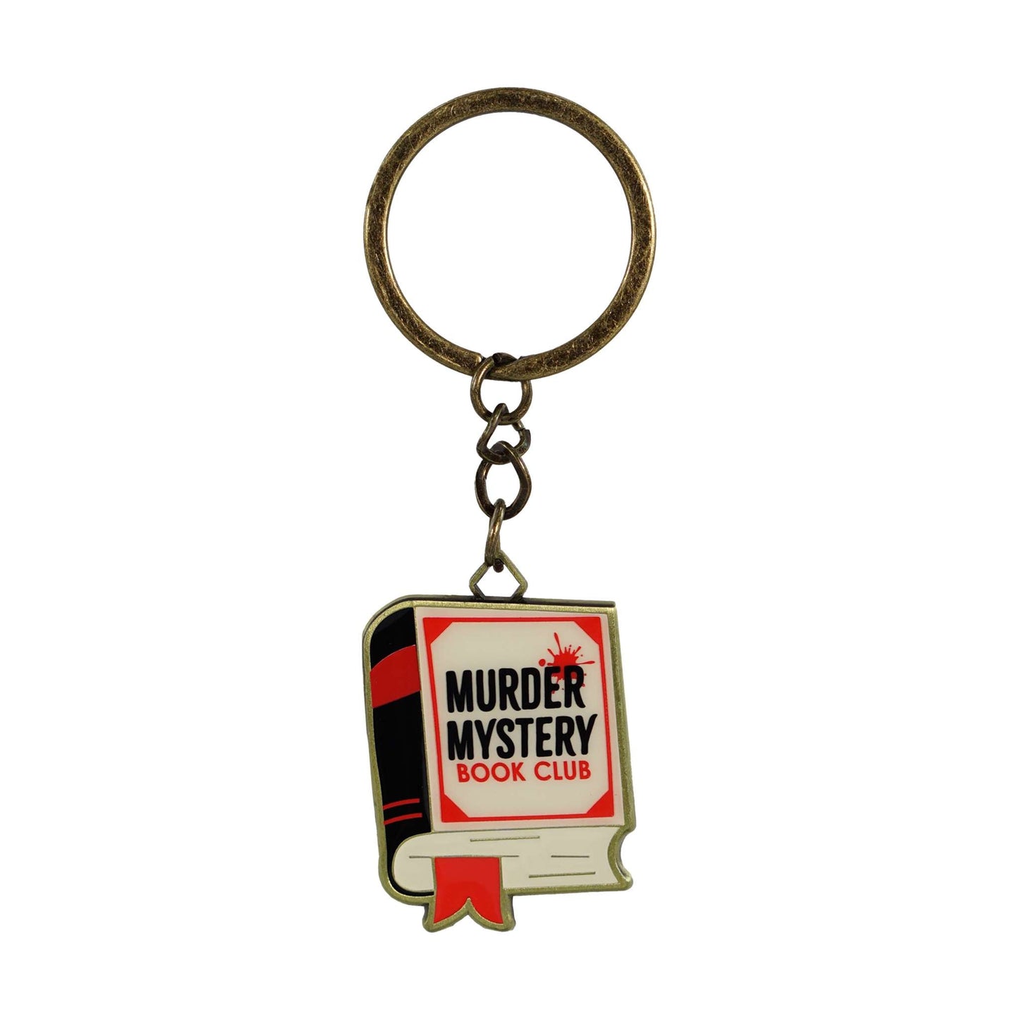 Murder Mystery Book Club Keychain