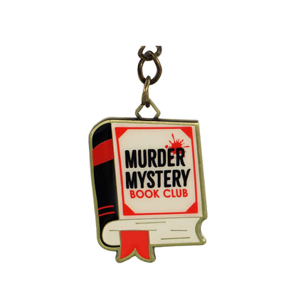 Murder Mystery Book Club Keychain