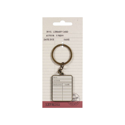 Pulteney Press Library Card Keyring