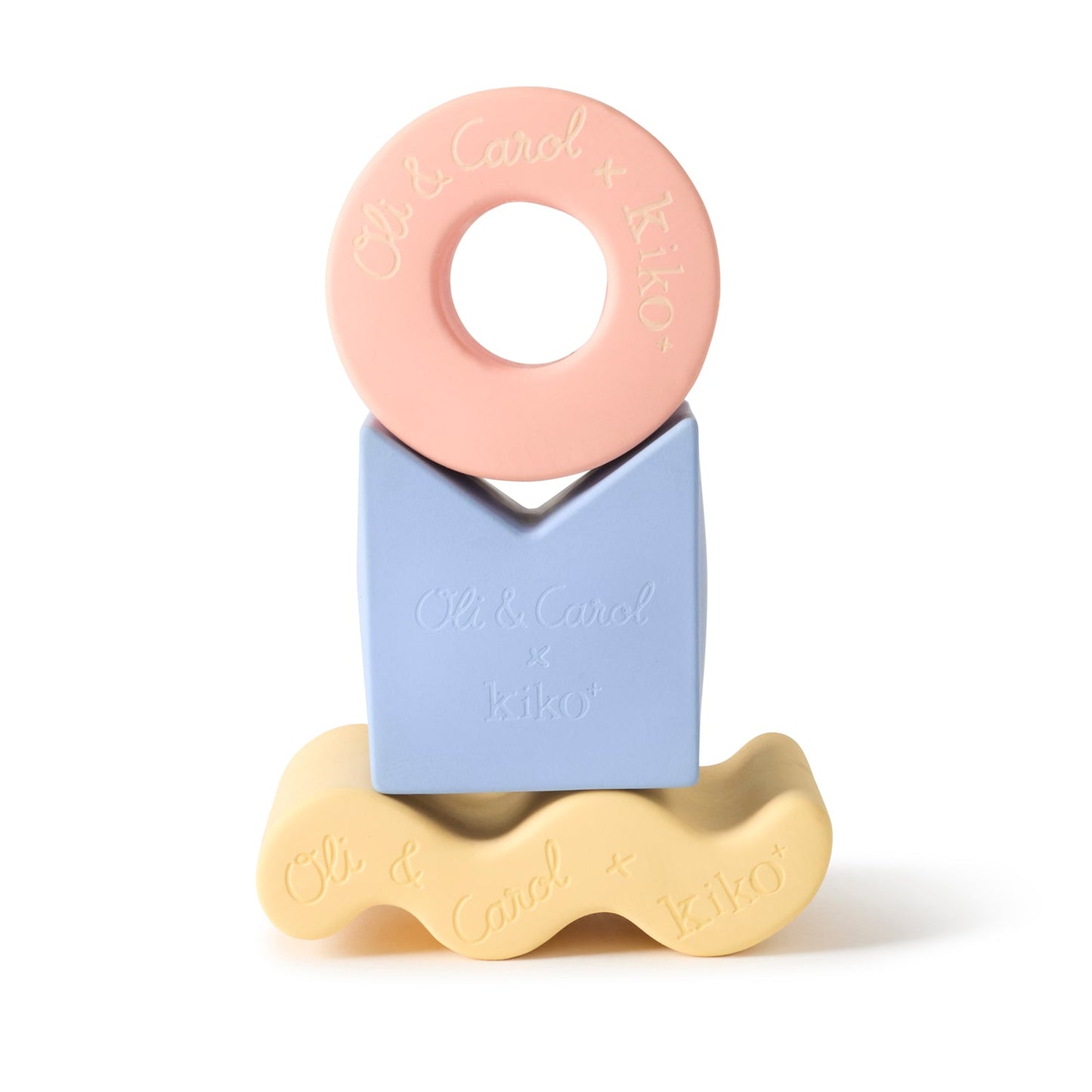 3 Figures géométriques Circle Baby Stacking Toy Blocks