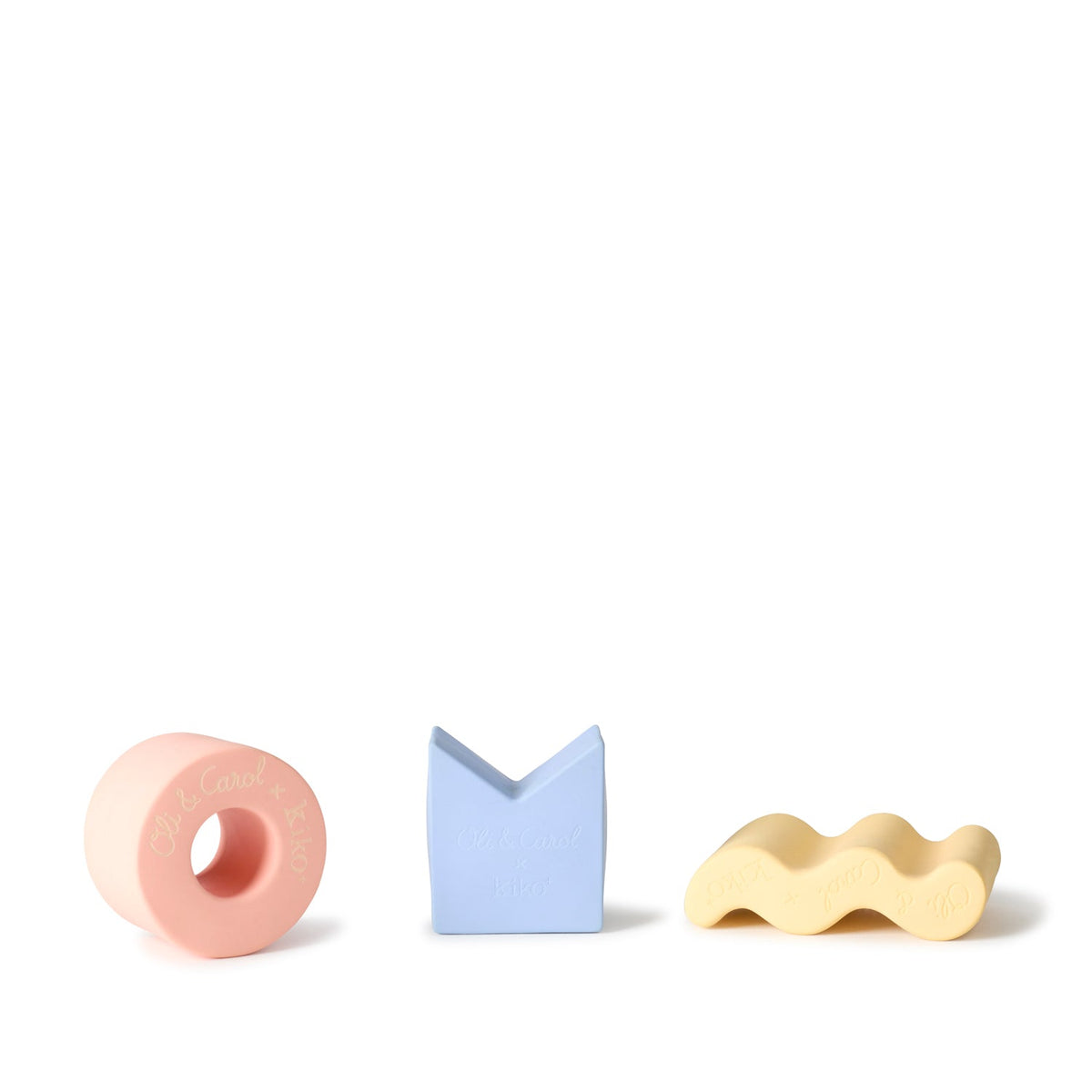 3 Figures géométriques Circle Baby Stacking Toy Blocks