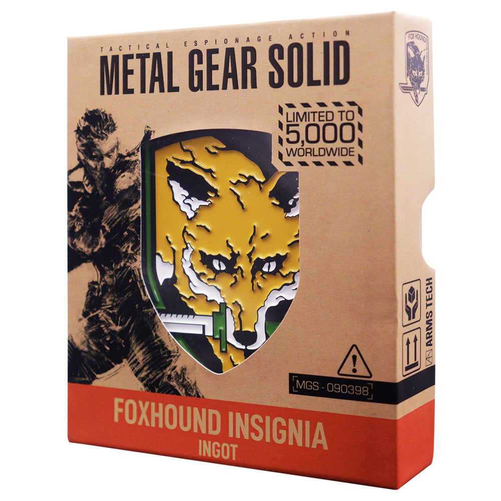 Lingot collector Metal Gear Solid - FOXHOUND Insignia