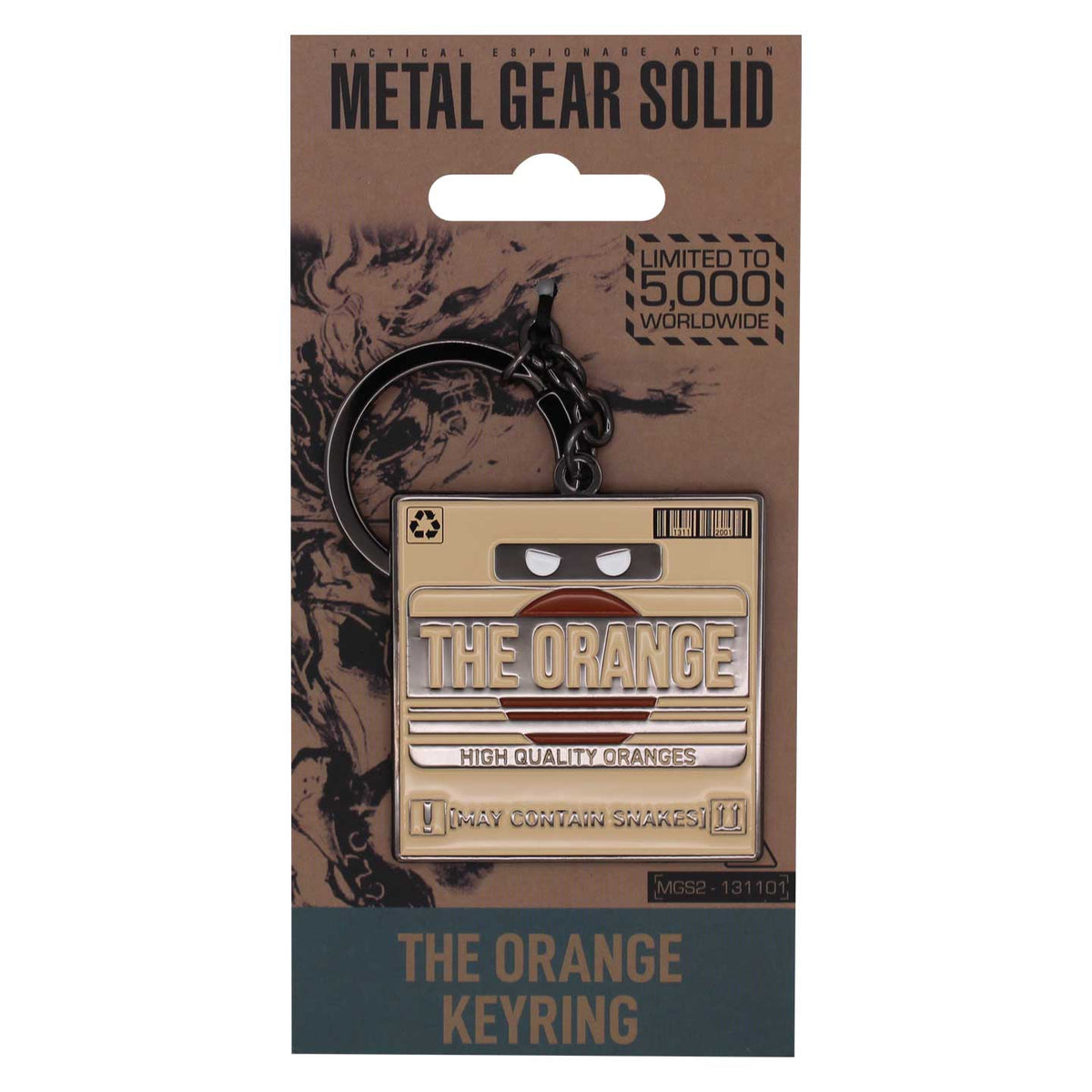 Metal Gear Solid Keychain - 2 The Orange Cardboard Box