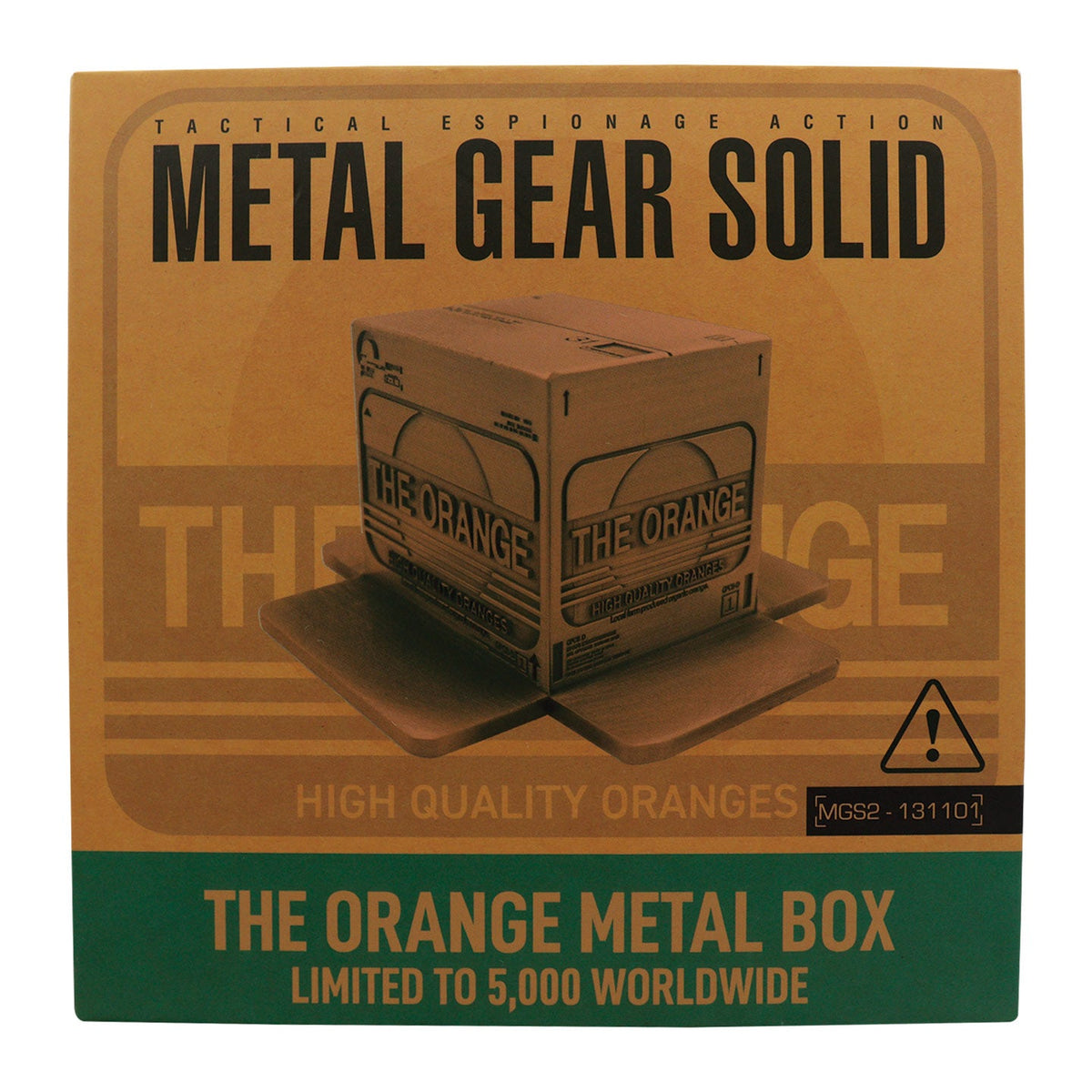 Metal Gear Solid Collector's Replica - 2 Antique Gold Plated Cardboard Box