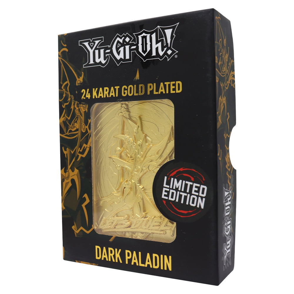 Carte métal collector Yu-Gi-Oh! - 24K Gold Plated Dark Paladin