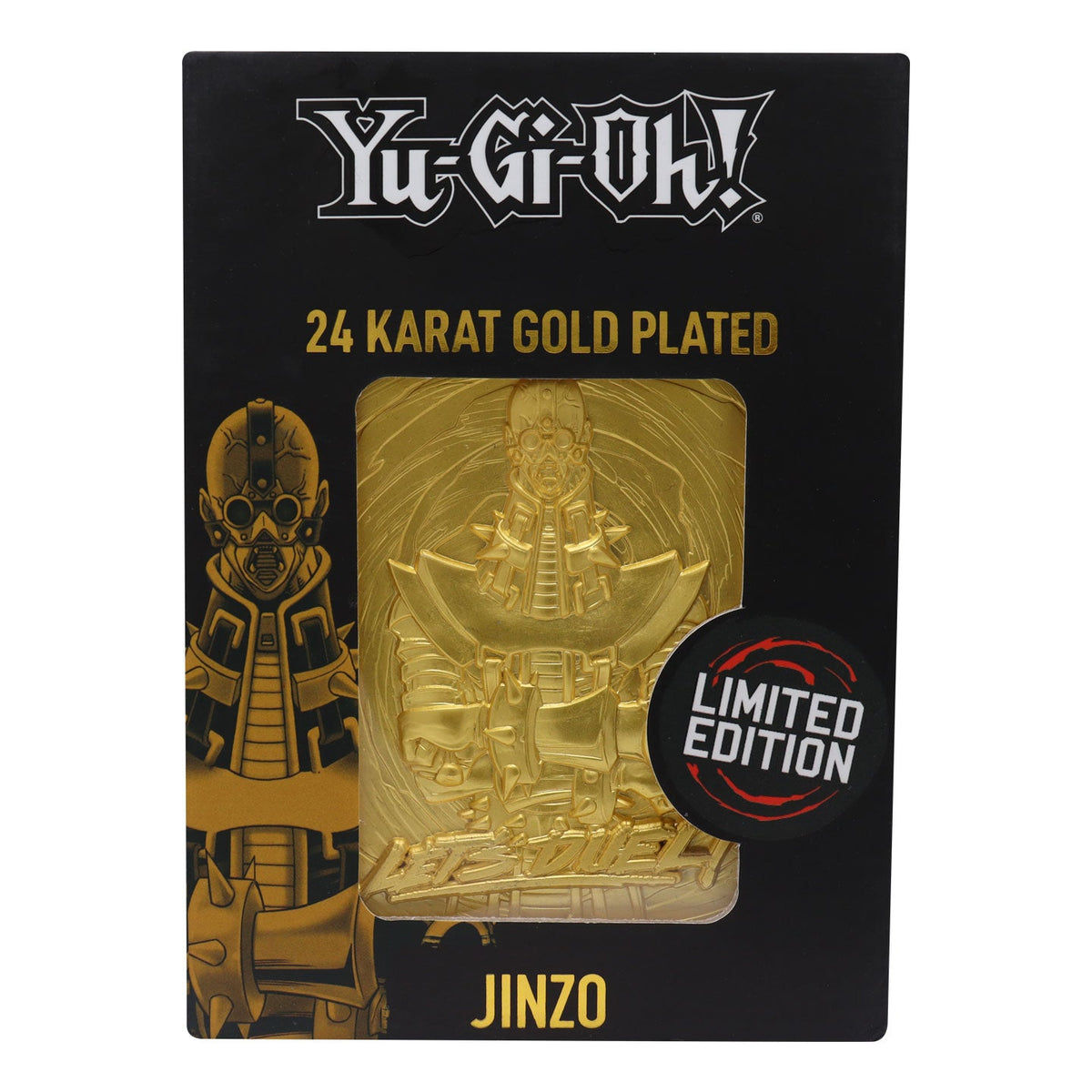 Yu-Gi-Oh! Collector Metal Card - 24K Gold Plated Jinzo