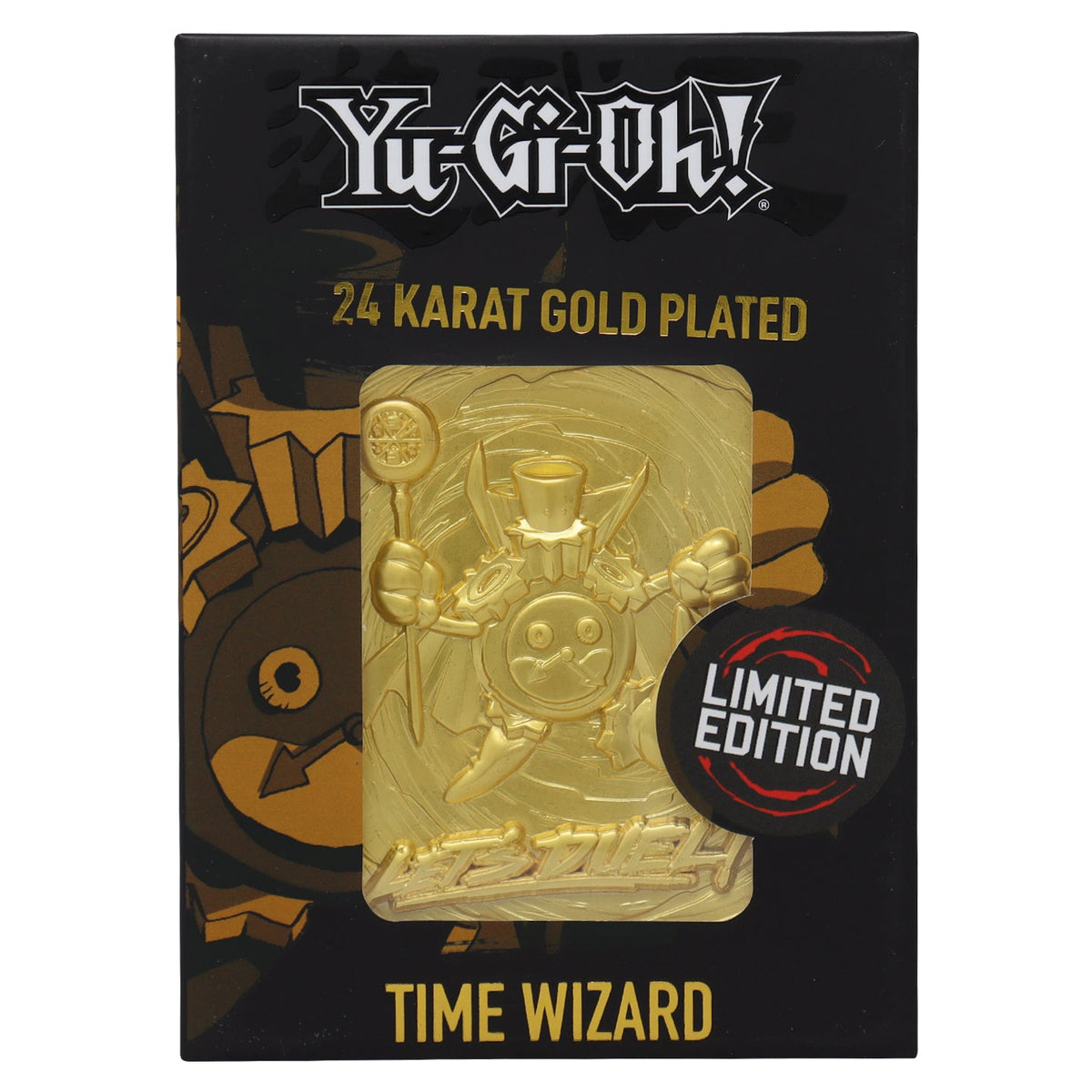 Yu-Gi-Oh! Collector Metal Card - 24K Gold Plated Time Wizard
