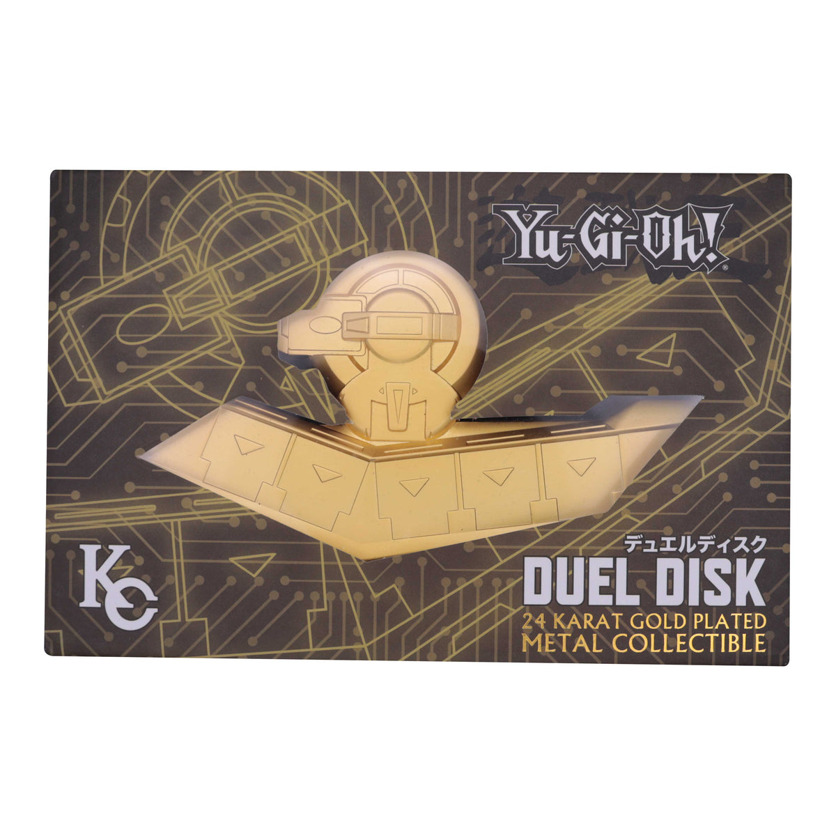 Yu-Gi-Oh! Collector's Replica - 24K Gold Plated Duel Disk Mini