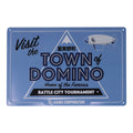 Plaque métal Yu-Gi-Oh! - Ville Domino