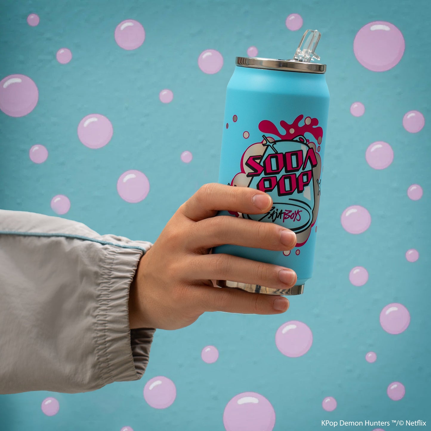 Insulated Tumbler with Soda Pop Straw