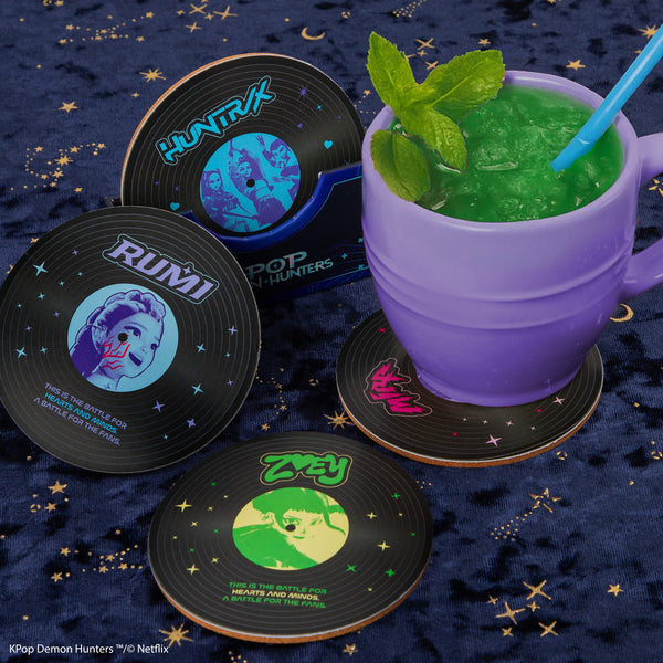 Set of 4 Huntresses & Demons Coasters