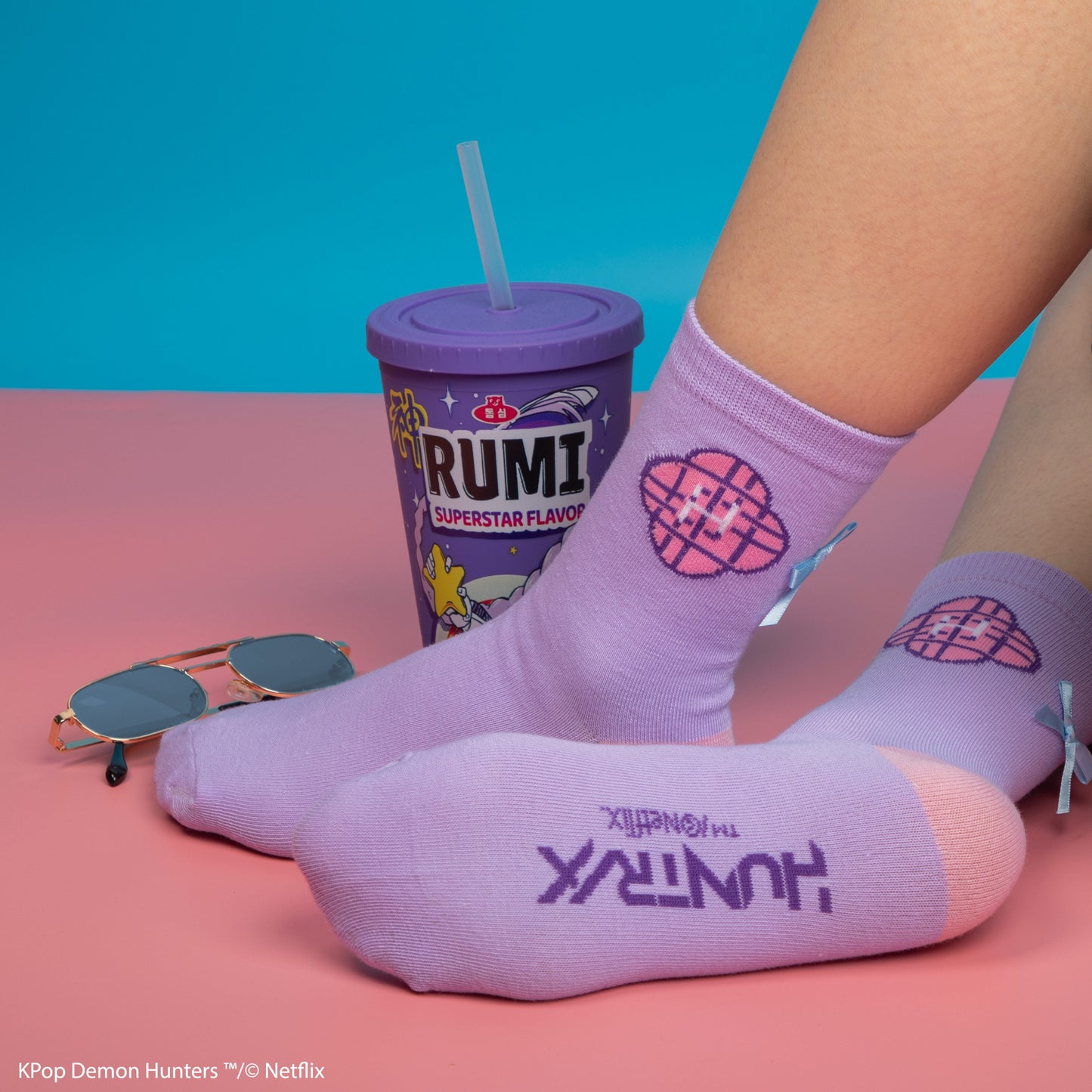 Set de 3 Paires de Chaussettes KPop Demon Hunters