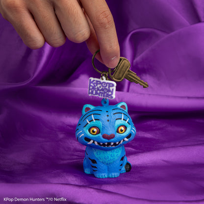 Derpy Tiger Squishy Keychain