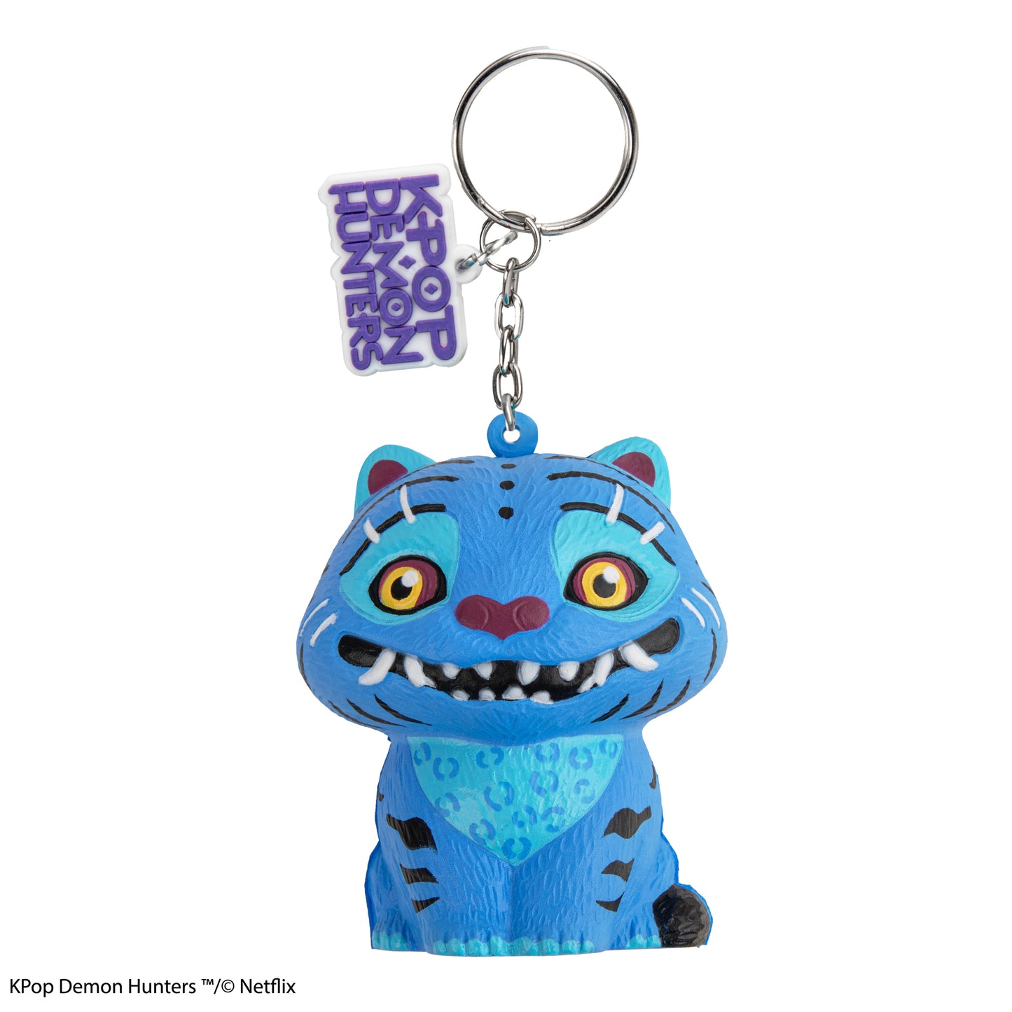 Derpy Tiger Squishy Keychain