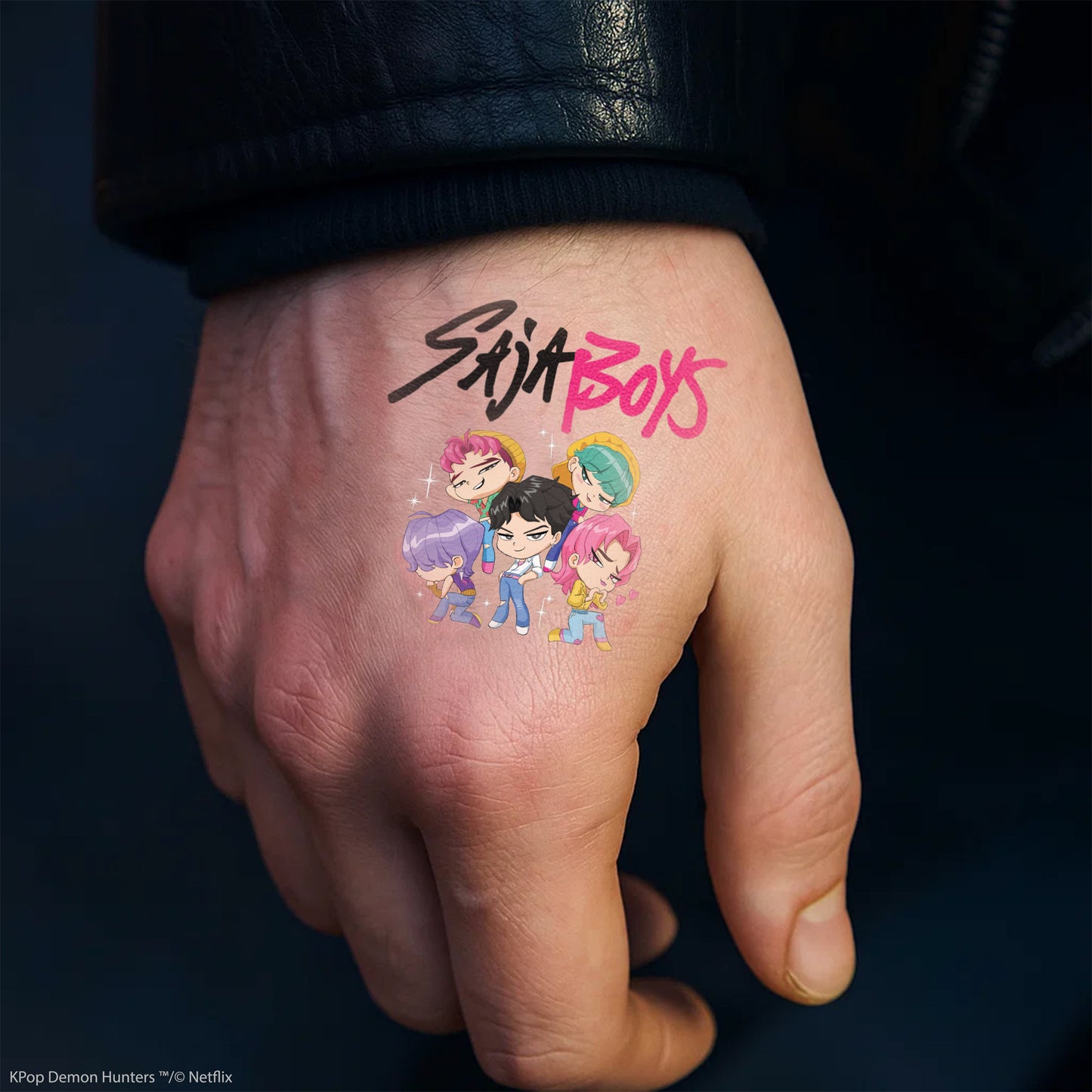 KPop Demon Hunters Temporary Tattoos