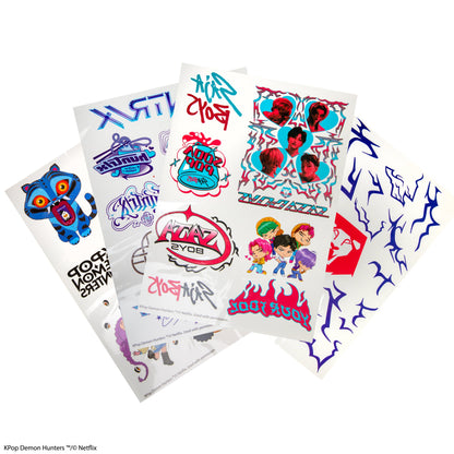 KPop Demon Hunters Temporary Tattoos
