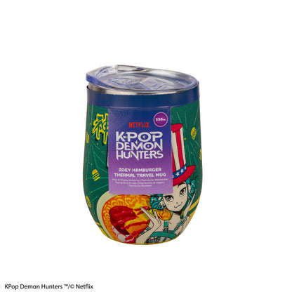 Zoey Hamburger Insulated Travel Mug