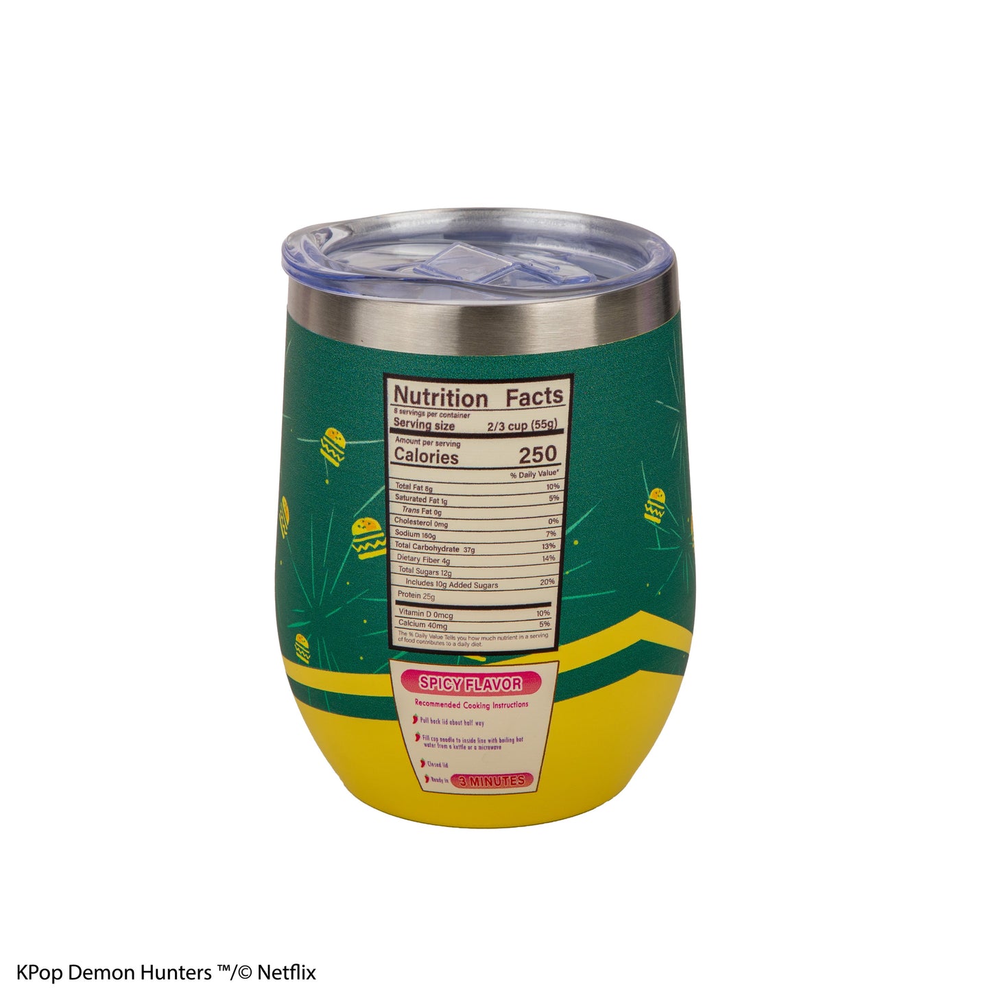 Zoey Hamburger Insulated Travel Mug