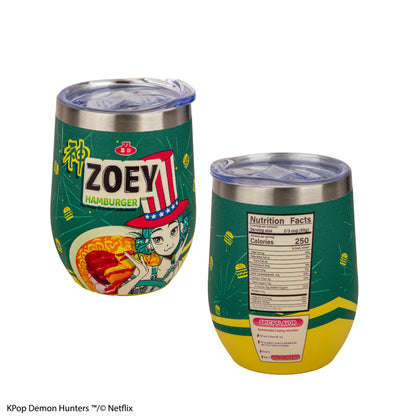 Zoey Hamburger Insulated Travel Mug