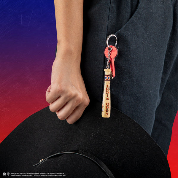 *Harley Quinn Baseball Bat Keychain