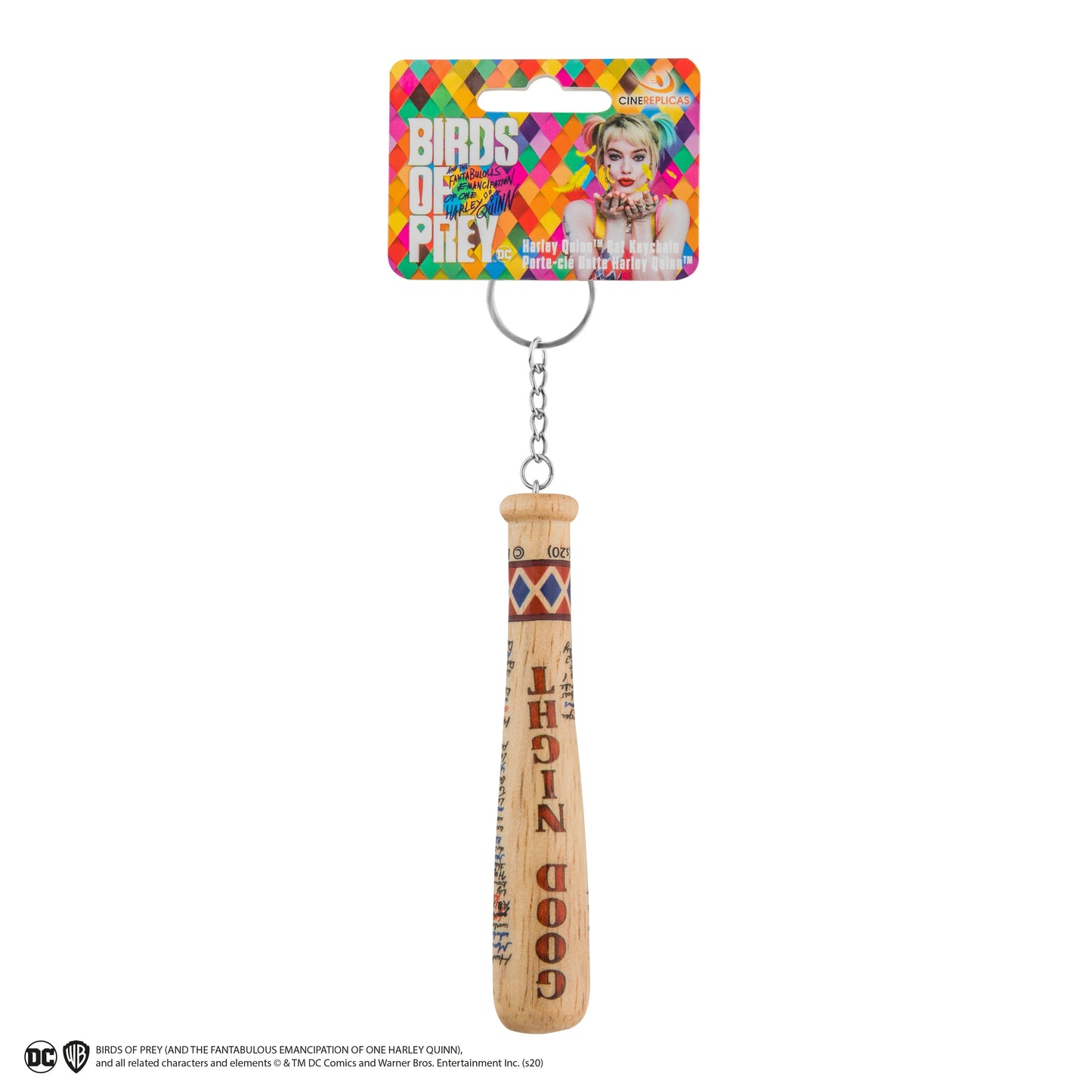 *Harley Quinn Baseball Bat Keychain