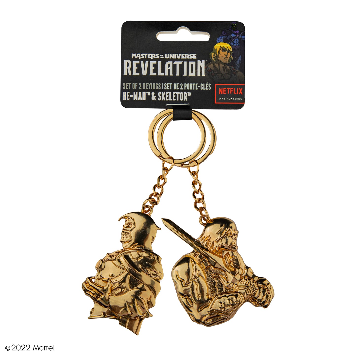 *Set of 2 He-Man and Skeletor Keychains