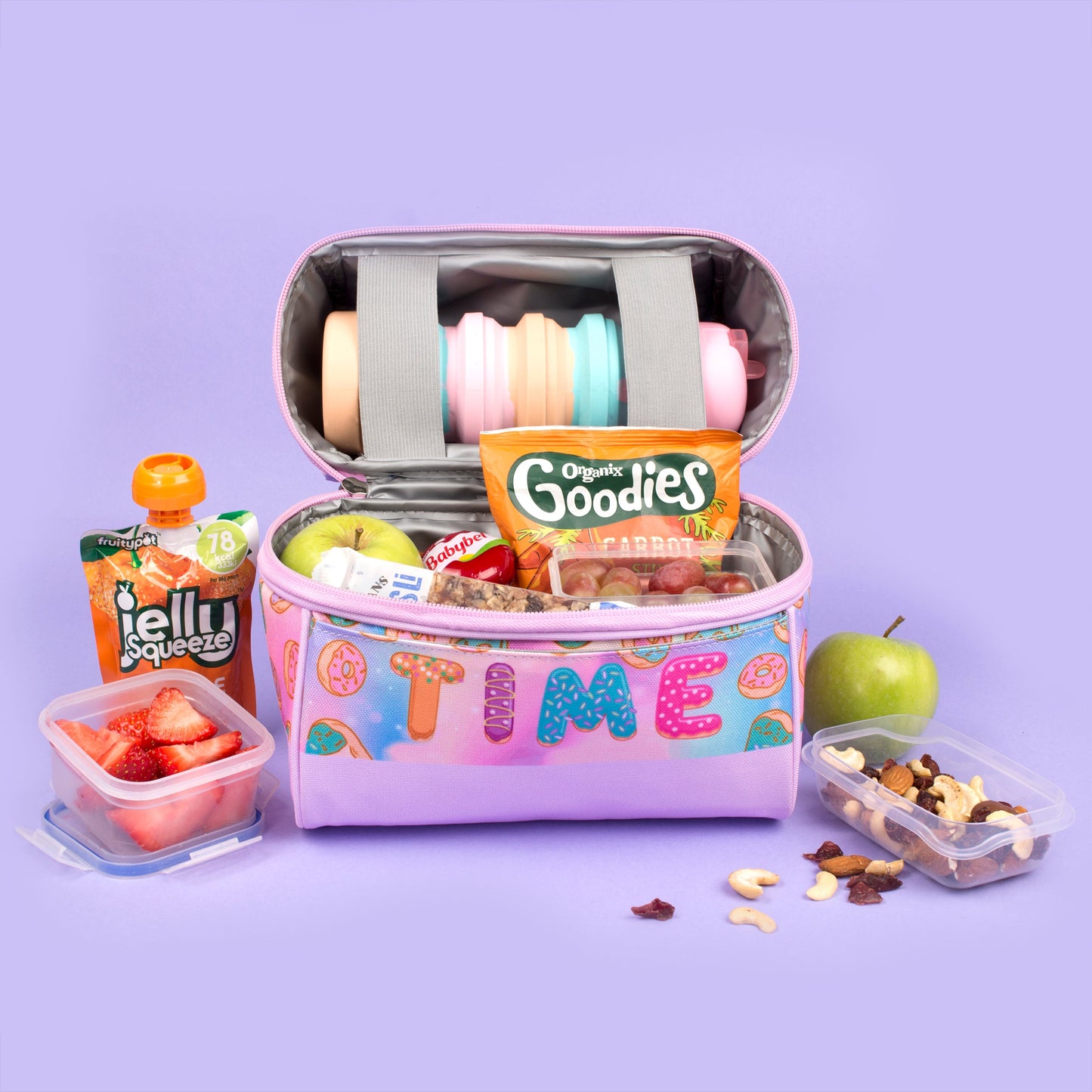 Retro sac repas Donuts Lunch Time