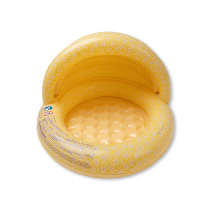 Kids Pool - Yellow - Florish - Ø 100 cm with Canopy