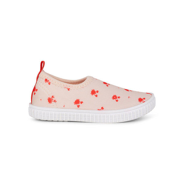 Kids' Water Shoes - Beige/Red - Crabby