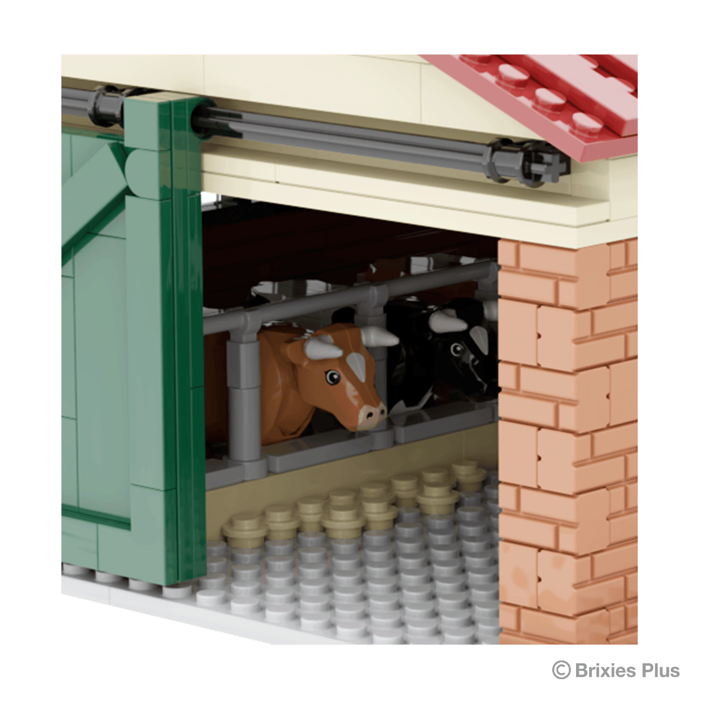 BRIXIES Plus Cow Barn