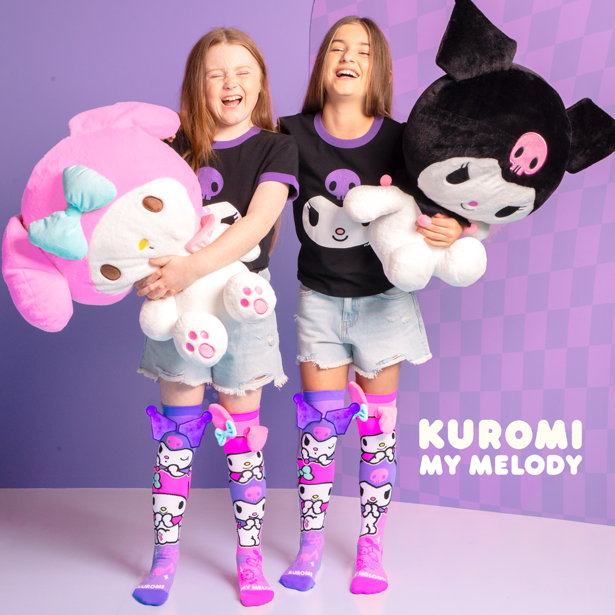 KUROMI & MY MELODY SOCKS
