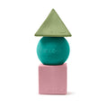 3 formes géométriques couleurs douces – Blocs à empiler bébé – Oli&Carol x Bauhaus Movement