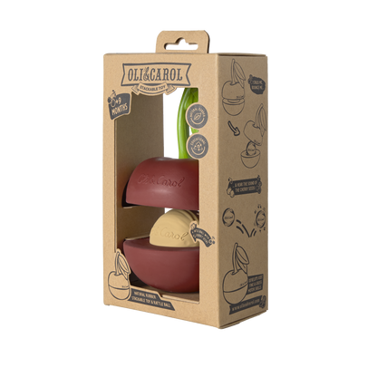 Cherry Stacker Toy & Rattle Ball