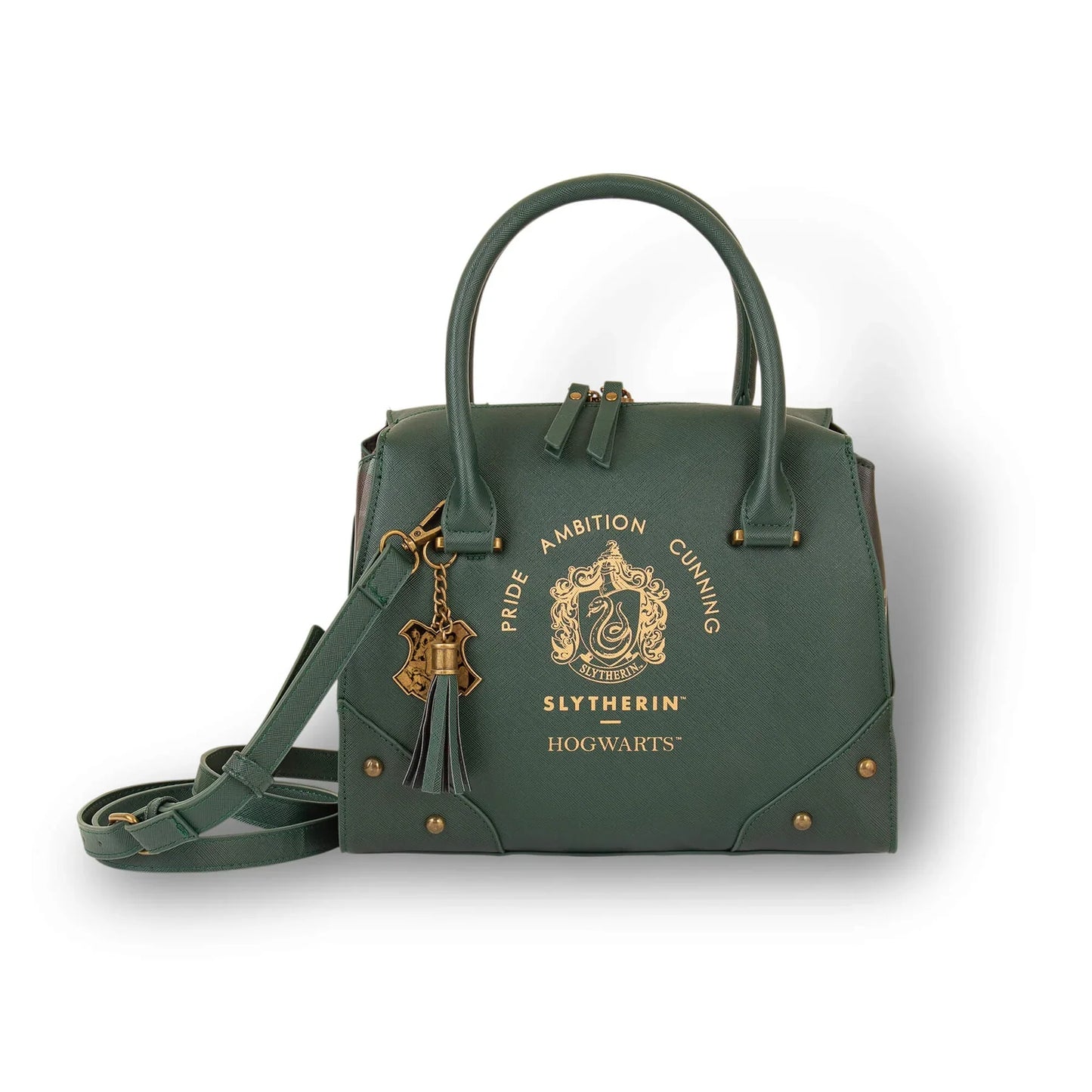 Luxe geruite Harry Potter-handtas - Slytherin