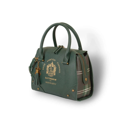 Luxe geruite Harry Potter-handtas - Slytherin