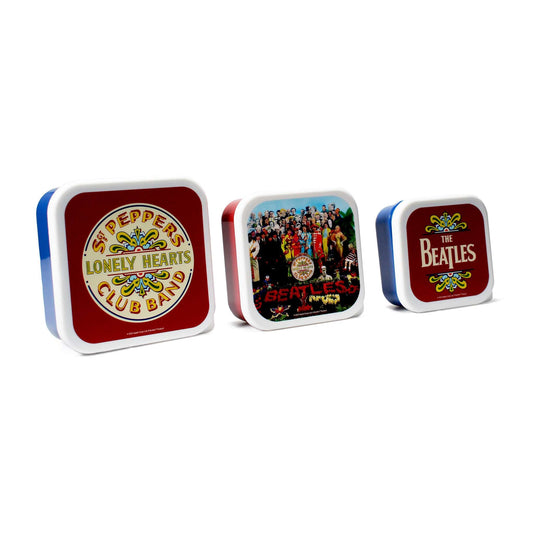Set of 3 The Beatles Sgt. Pepper Snack Boxes