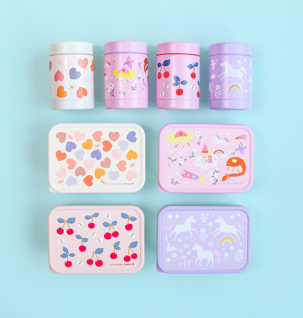 Boîte à déjeuner en inox - Unicorn Dreams – vue 3 – A Little Lovely Company