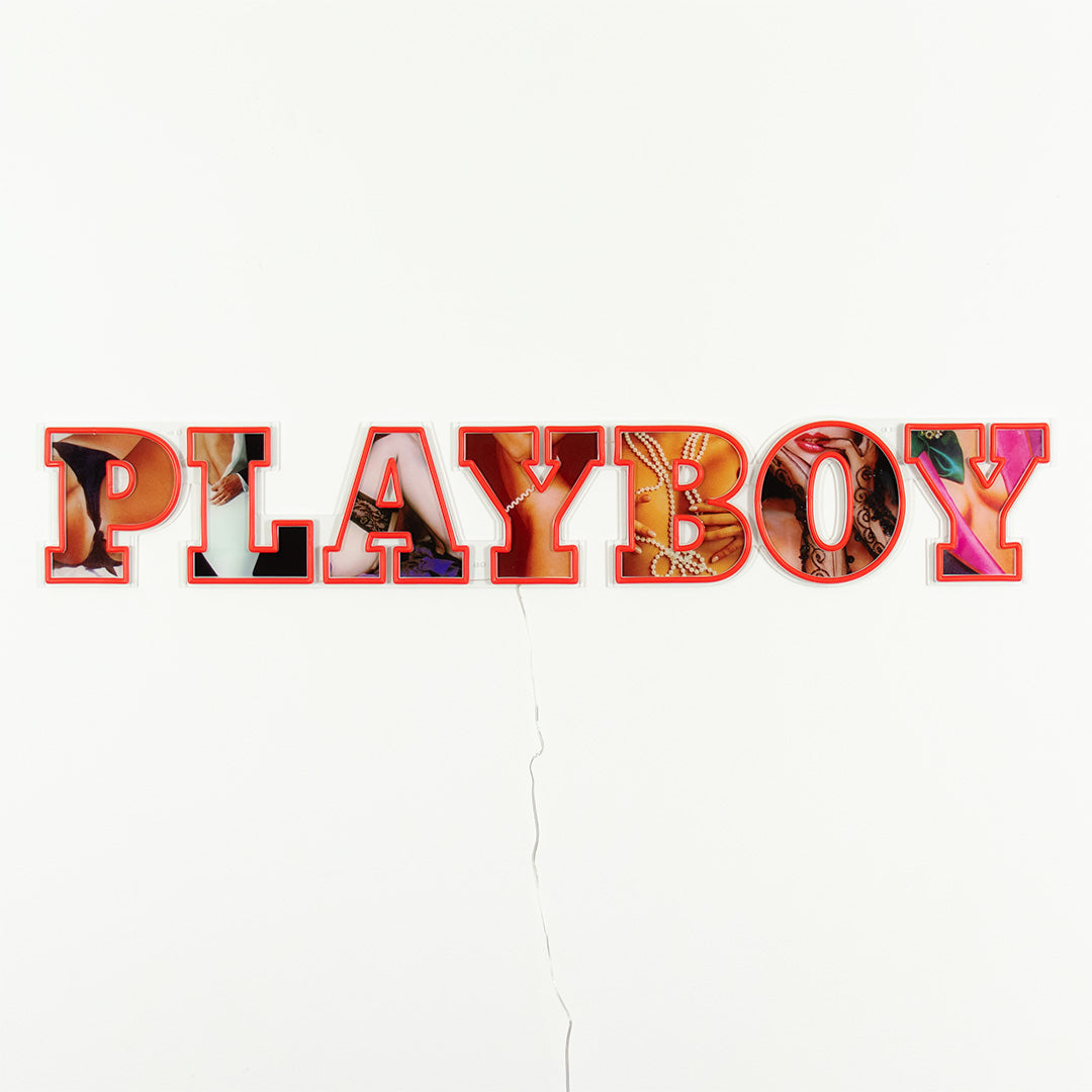 Playboy X Locomocean - Playboy Wordmark Red LED Neon for Wall Mounting