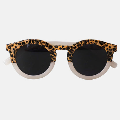 Lunettes de soleil Enfant Hop'Pop – Léopard Transparent – CAT 3