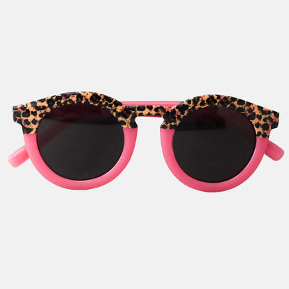 Lunettes de soleil Enfant Hop'Pop – Léopard Transparent – CAT 3