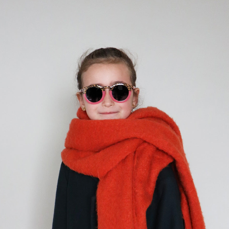 Lunettes de soleil Enfant Hop'Pop – Léopard Transparent – CAT 3
