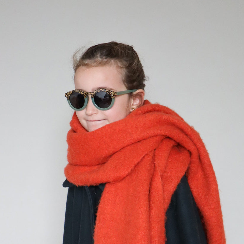 Lunettes de soleil Enfant Hop'Pop – Léopard Transparent – CAT 3