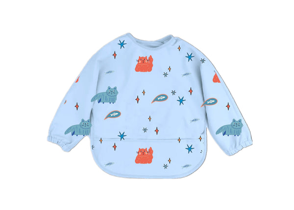 Long-sleeved bib MEOWTIFUL CATS