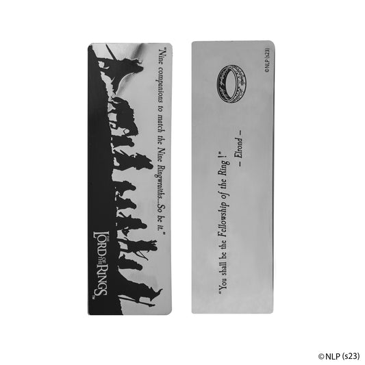 The Fellowship of the Ring Metal Bookmark