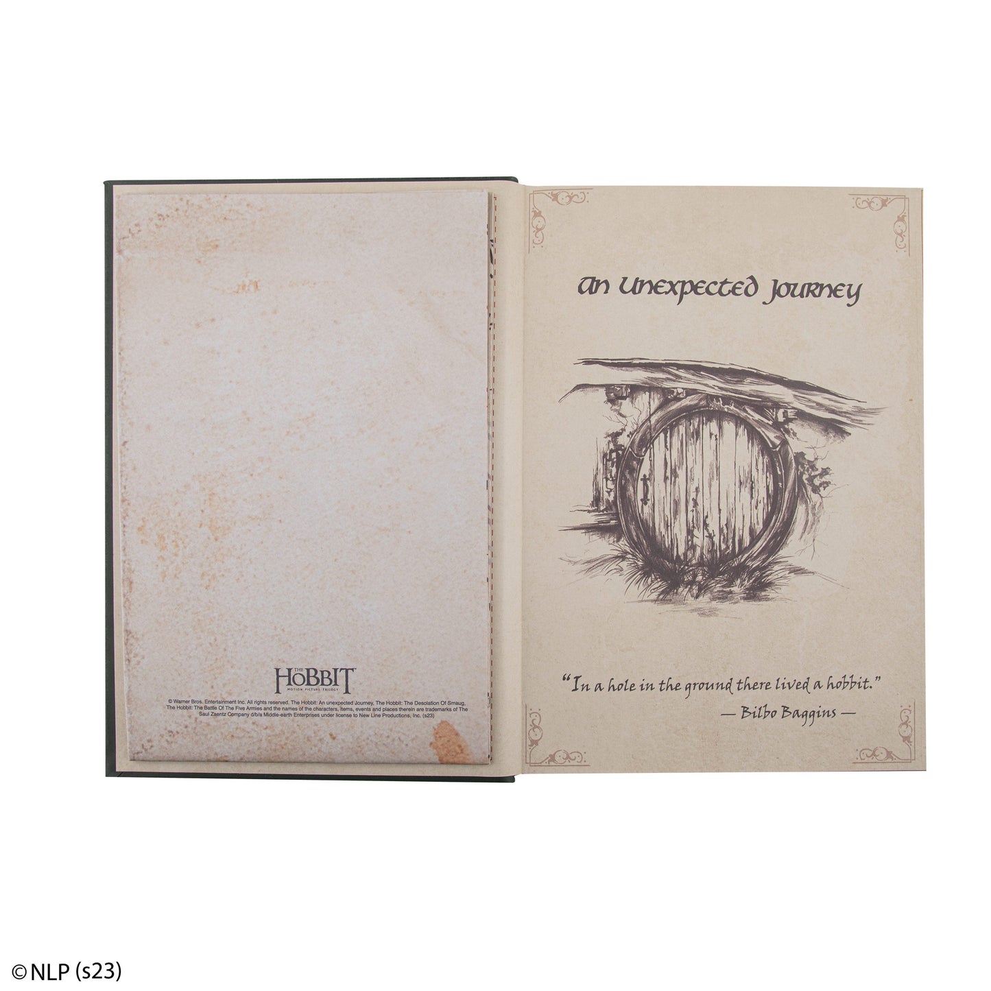 The Hobbit Notebook with Map included