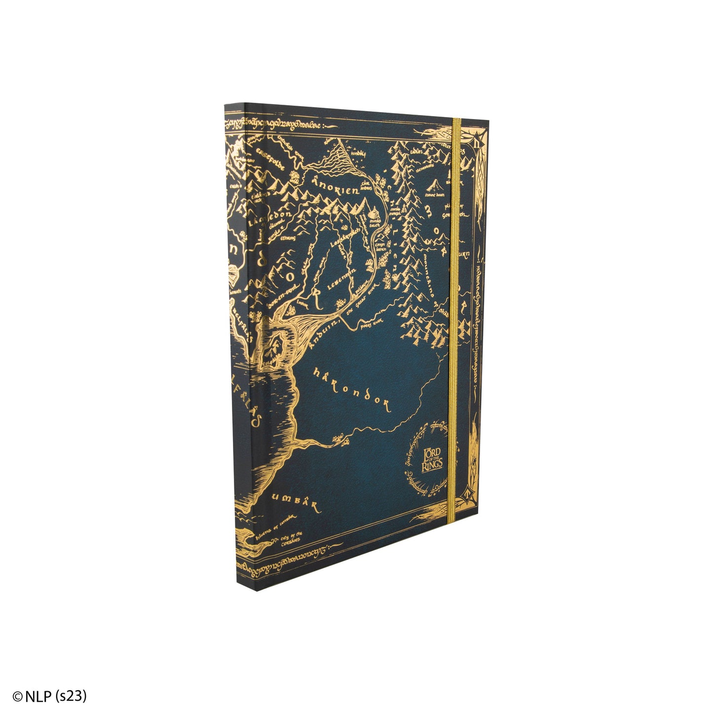 Middle-earth notebook with included map