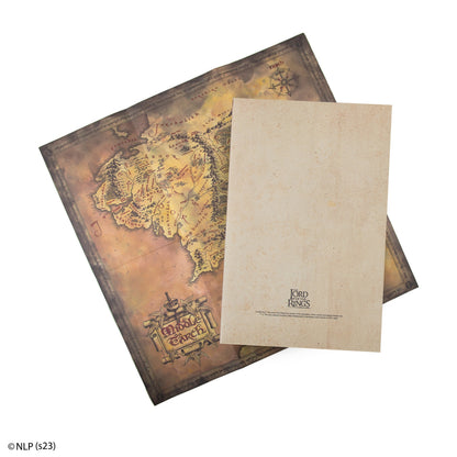 Middle-earth notebook with included map