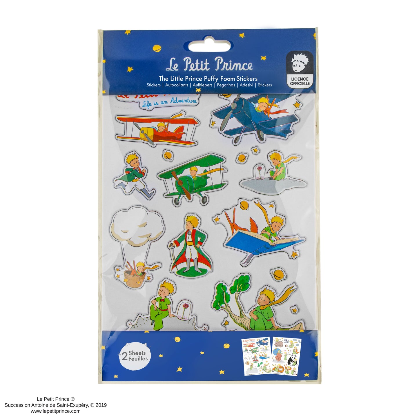 3D Le Petit Prince Stickers