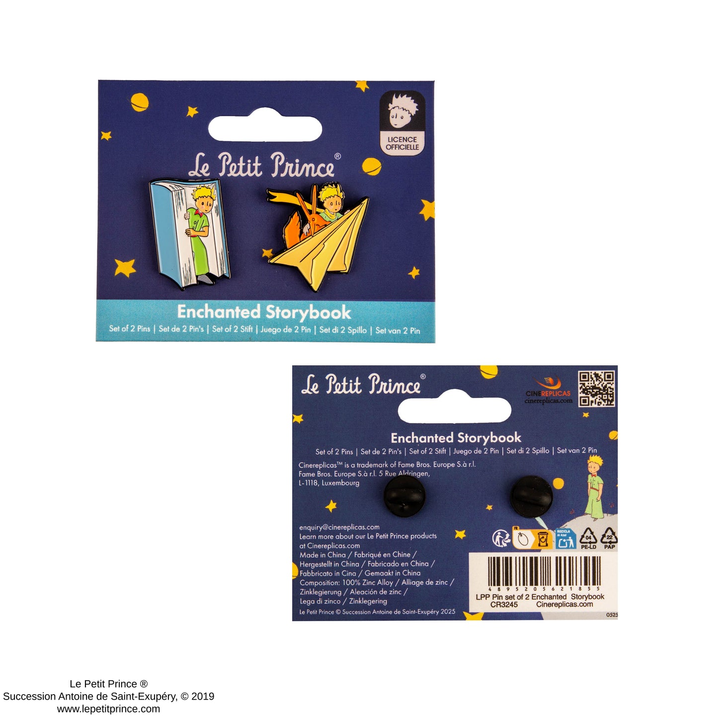 Set of 2 Enchanted Stories Pins